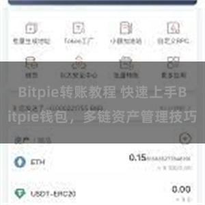 Bitpie转账教程 快速上手Bitpie钱包，多链资产管理技巧