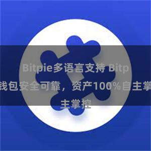 Bitpie多语言支持 Bitpie钱包安全可靠，资产100%自主掌控